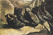 Վինսենթ վան Գոգ, Երեք զույգ կոշիկ, 1886