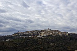 Skyline of Oppido Lucano