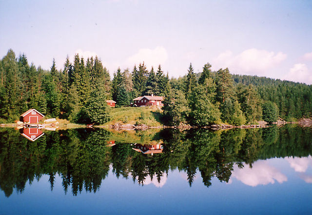 The lake Vegår in 2001