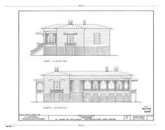 Verona, U.S. Route 158, Jackson, Northampton County, NC HABS NC,66-JACK.V,1- (sheet 5 of 10).tif