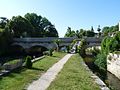 Français : Charente et pont, Verteuil, Charente, France