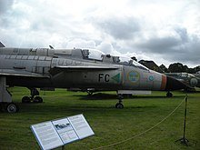 A two-seat SK 37 Viggen on display Viggen skolversion.jpg