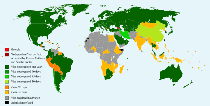 Visa policy of Georgia.png