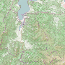 Mapa topográfico del término municipal de Vivero, según datos de OpenStreetMap.