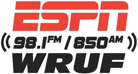 WRUF ESPN98.1 850 logo