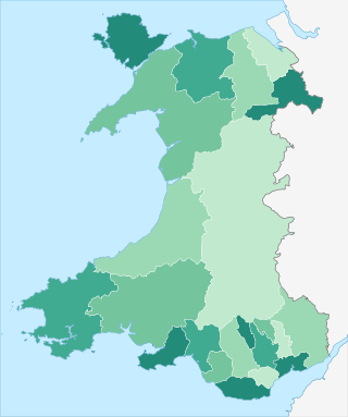 <span class="mw-page-title-main">Principal areas of Wales</span> Subdivisions of Wales; counties and county boroughs