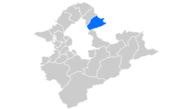 District de Wanli - Carte