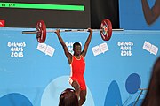 Deutsch: Gewichtheben bei den Olympischen Jugendspielen 2018; Tag 2, 10. Oktober 2018; Jungen 62 kg English: Weightlifting at the 2018 Summer Youth Olympics at 8 October 2018 – Boys' 62 kg