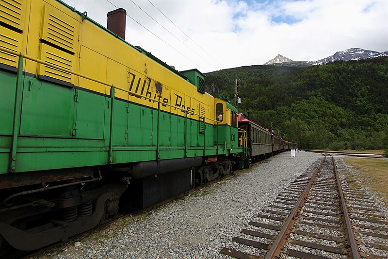 File:White Pass and Yukon Route diesel locomotive No. 108 - June 2011.jpg