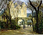 Wilhelm Freund (1860 Schönbach – 1937 Oberursel), Gemälde Synagoge Friedberger Anlage in Frankfurt am Main
