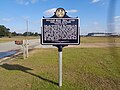 William Belk Lynn and Lynn Station historical marker (back)