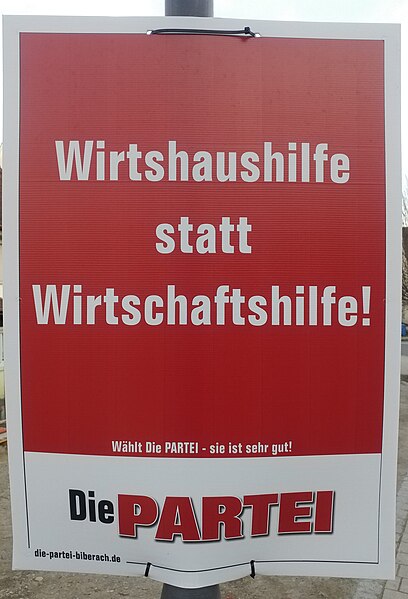 File:Wirtshaushilfe statt Wirtschaftshilfe, Die Partei Biberach.jpg