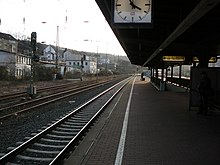 Der Bahnsteig