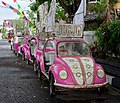 * Nomination Rickshaws with bodies imitating popular car brands, Yogyakarta, Indonesia --Jakubhal 06:16, 20 November 2022 (UTC) * Promotion  Support Good quality -- Johann Jaritz 06:20, 20 November 2022 (UTC)