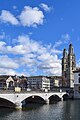 * Nomination: Zürich - Grossmünster --Liridon 10:47, 18 September 2023 (UTC) * Review Tilted and probably needs a perspective correction --Poco a poco 17:35, 18 September 2023 (UTC)