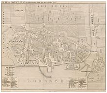 Plan der Konstanzer Altstadt (1843)