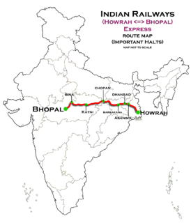 Howrah - Bhopal Weekly Express