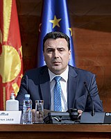 Зоран Заев на јавна дебата за реформите во образованието одржана на 5 февруари 2021