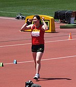 Haruka Kitaguchi Rang sieben mit 60,84 m