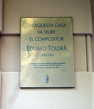 Eduard Toldrà I Soler: Biografia, Obres, Llegat