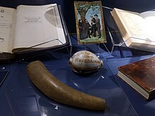 020210817 Rosh Hashanah in Galicia, decoraded shell, Shofar ram horn, New Year postcard, 19th-early 20 th century, Galicia, Lwów.jpg