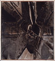 Vzkazy VIII, olej na plátně 61 x 55 cm, 1991