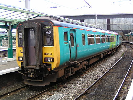 Arriva Trains Northern Class 156 at Carlisle in August 2004