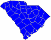 Blue counties were won by Hampton 1878SCGovResults.png