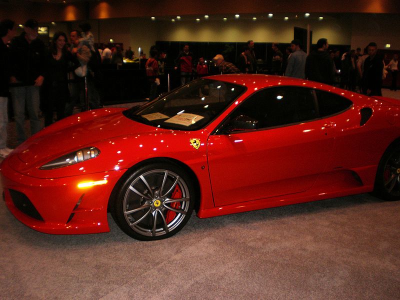 File:2009 red Ferrari 430 Scuderia side.JPG