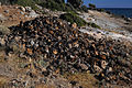 English: Iron ore mounds Marmaritsa, Maronia, Rhodope, Thrace, Greece. Ελληνικά: Σωρός σιδηρομεταλλεύματος, περιοχή Μαρμαρίτσα, Μαρώνεια, Ροδόπη, Θράκη, Ελλάδα.