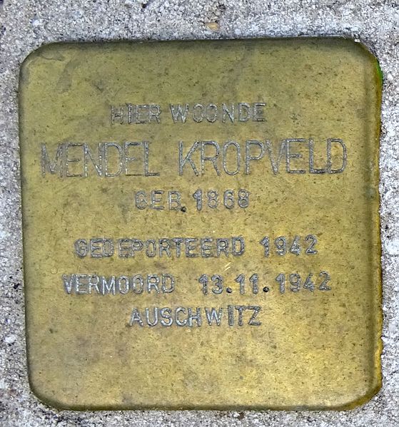 File:20160610 Stolpersteine Stadskanaal Oosterstraat45 (detail1).jpg