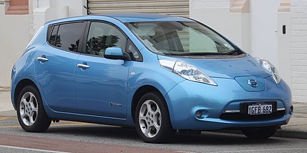 The Nissan Leaf was the first plug-in electric car equipped with Nissan's Vehicle Sound for Pedestrians.