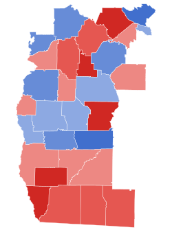 2022 Georgia's 2nd Congressional District election results map by county.svg