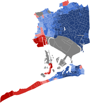 2022 New York's 5th congressional district election results map by precinct.svg