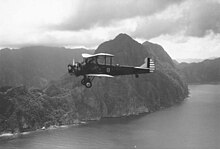 Keystone B-4A in flight in the Philippines