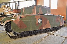 A Hungarian 41M Turan II medium tank in Kubinka Tank Museum 41M Turan II - Hungarian Medium tank (23946897618).jpg