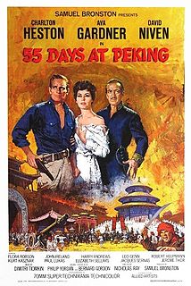 <i>55 Days at Peking</i> 1963 historical war film directed by Nicholas Ray