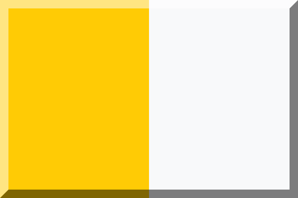 File:600px Yellow and White HEX-FFCB05 HEX-F8F9FA.svg