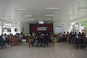 Participants editing articles during the 6th Waray Wikipedia Edit-a-thon at the University of the Philippines Visayas Tacloban College (UPVTC) held on November 18-19, 2016. The event was organized by the The Leyte-Samar Heritage Center of UPVTC and the Sinirangan Bisaya Wikimedia Community.