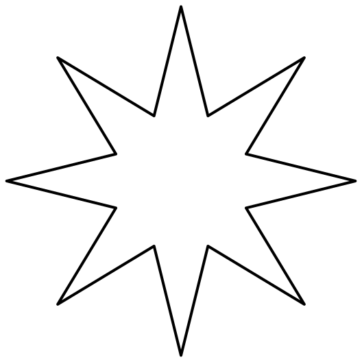 File:8-Point-Star black void.svg