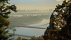 Panoramisch uitzicht vanaf de heuvel