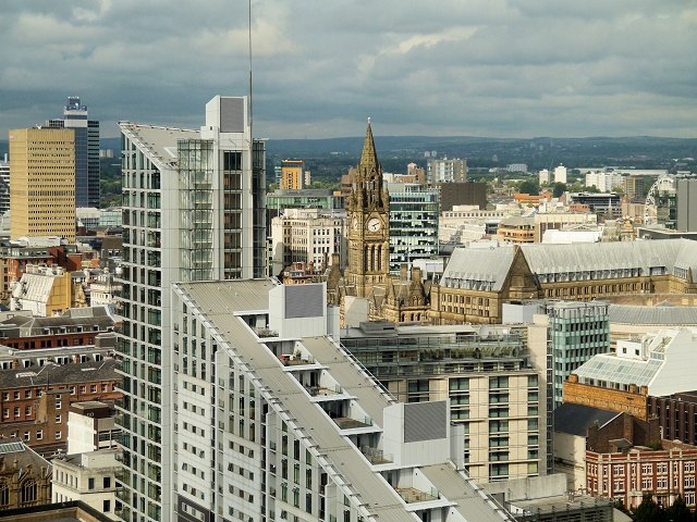 Skyline of Manchester city centre