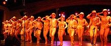 The Broadway musical A Chorus Line was lit using conventional lighting instruments. A chorus line.jpg