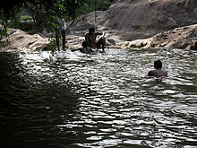 A view of the waterfall at down .... A view of the waterfall at down ....JPG