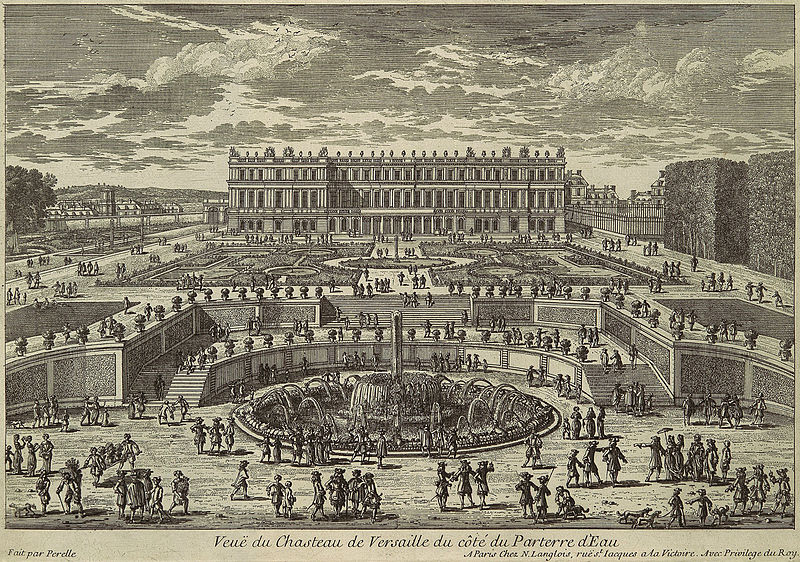 File:Adam Perelle, View of Versailles, garden facade, 1680s.jpg