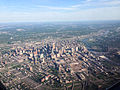 Aerial Minneapolis Skyline and Stadium Construction (17219479379).jpg