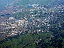 Aerial view of Martinez