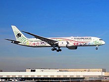 Un Boeing 787-9 di Aeroméxico in livrea speciale