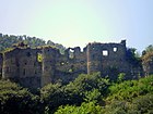 Il muro orientale della fortezza di Akhtala