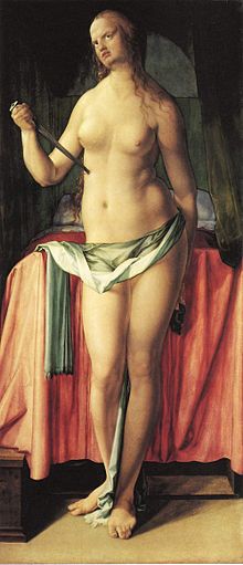 Thumbnail for The Suicide of Lucretia (Dürer)